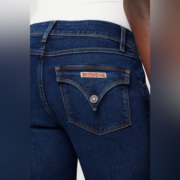 HUDSON Jeans Mid-Rise Beth Baby Bootcut Blue Denim Women Size 26 $205 MSRP NWT - Picture 5 of 13